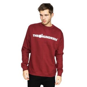 The Hundreds Burgundy Maroon Sweatshirt